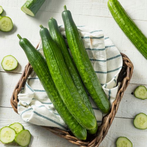 Cucumbers, Zucchini and Eggplant