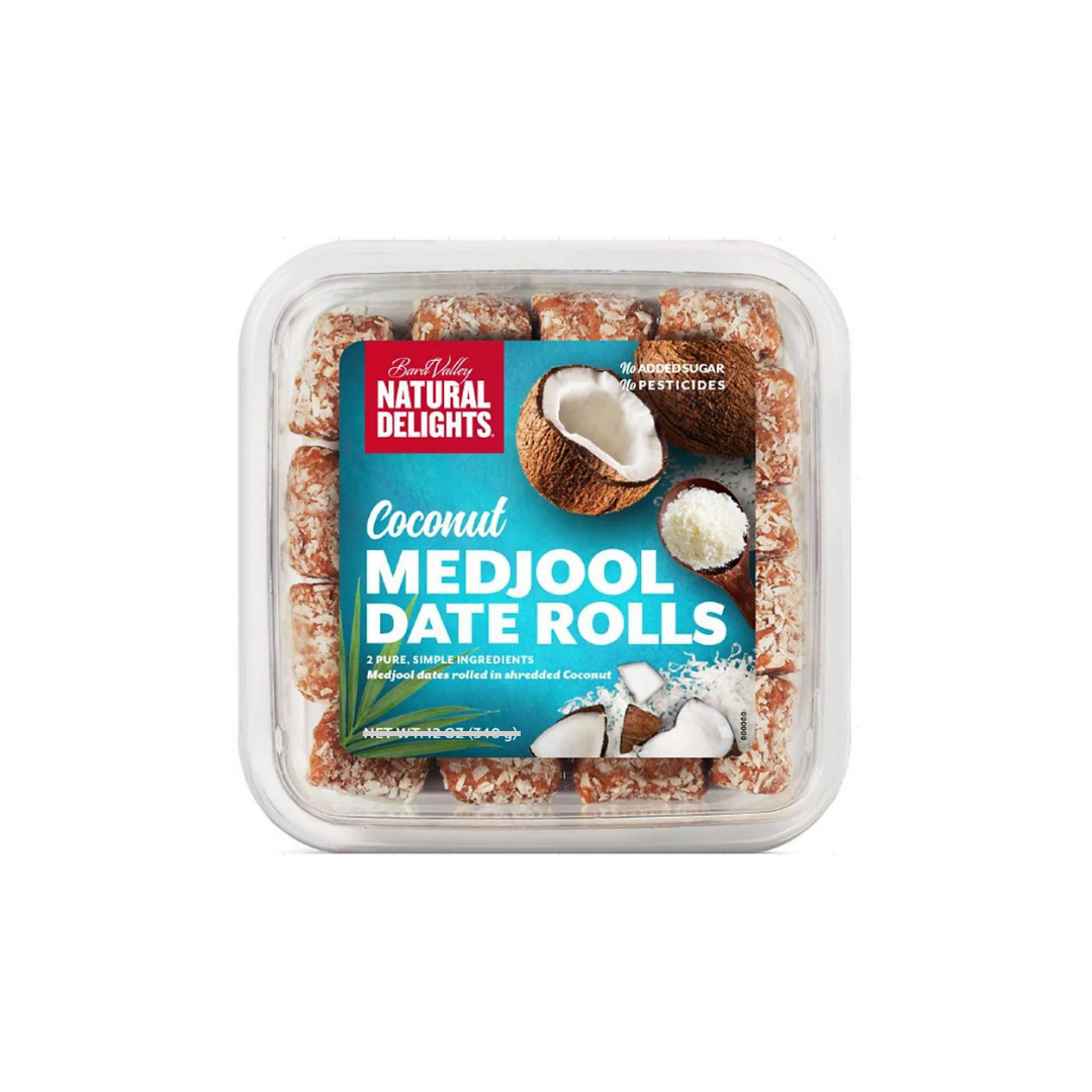 Coconut Medjool Date Rolls 227g